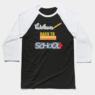 Welcome Back to School Baseball T-Shirt